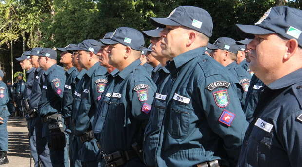 No dia da Polícia Militar e Civil, profissionais são homenageados em todo MS
