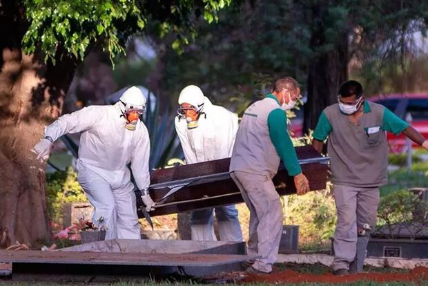 TRÁGICO: Brasil tem o pior dia da pandemia com 751 mortes em 24 horas