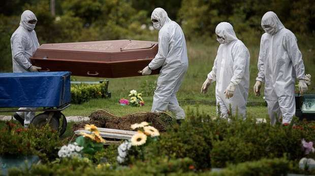 Sábado com total de 21.145 mortes por COVID-19 no Brasil, dizem secretarias