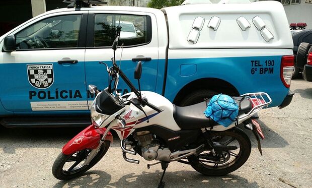 PM recupera veículo roubado de mototaxista na parte alta de Corumbá