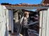 A casa e o fusca foram destruídos pelas chamas