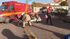 A vítima foi socorrida pelo Corpo de Bombeiros 