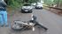 O motociclista foi socorrido pelo Corpo de Bombeiros 