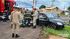 Prisma e Renault Logan se chocaram nas ruas Caxias do Sul e Dr. Meireles
