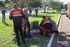 O motociclista foi socorrido pelo Corpo de Bombeiros 