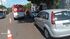 Ap&oacute;s a colis&atilde;o, a mulher ficou no carro passando mal