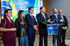 Camila esteve no palco durante coletiva de imprensa