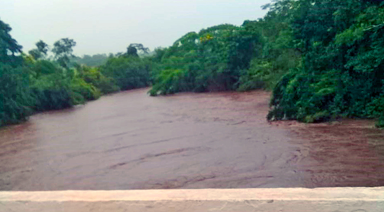 Rio Miranda é um dos rios que estão em alerta