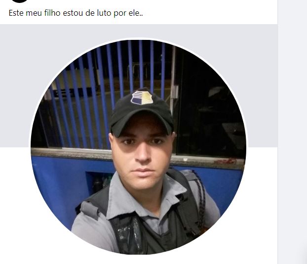 A publicação foi feita no facebook do genitor