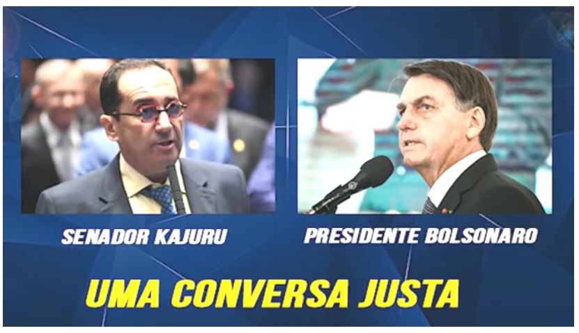 Senador Kajuru e presidente Bolsonaro alinham pedidos de afastamento de ministros do STF