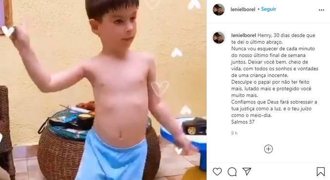 Pai de Henry pediu desculpas ao filho morto