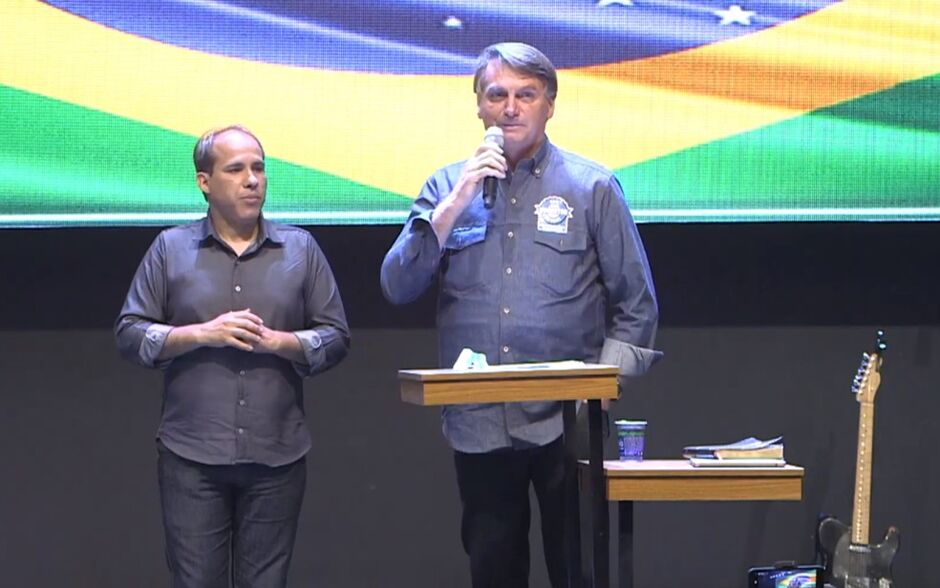 Bolsonaro falou a evangélicos