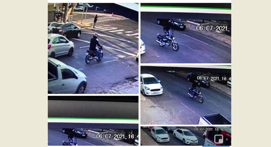 Bandido furta moto em Campo Grande