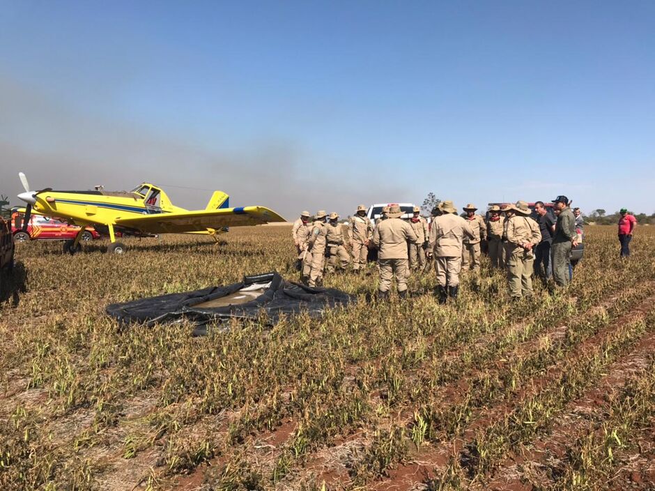 Militares devem entrar no terceiro dia de combate aos incêndio florestais