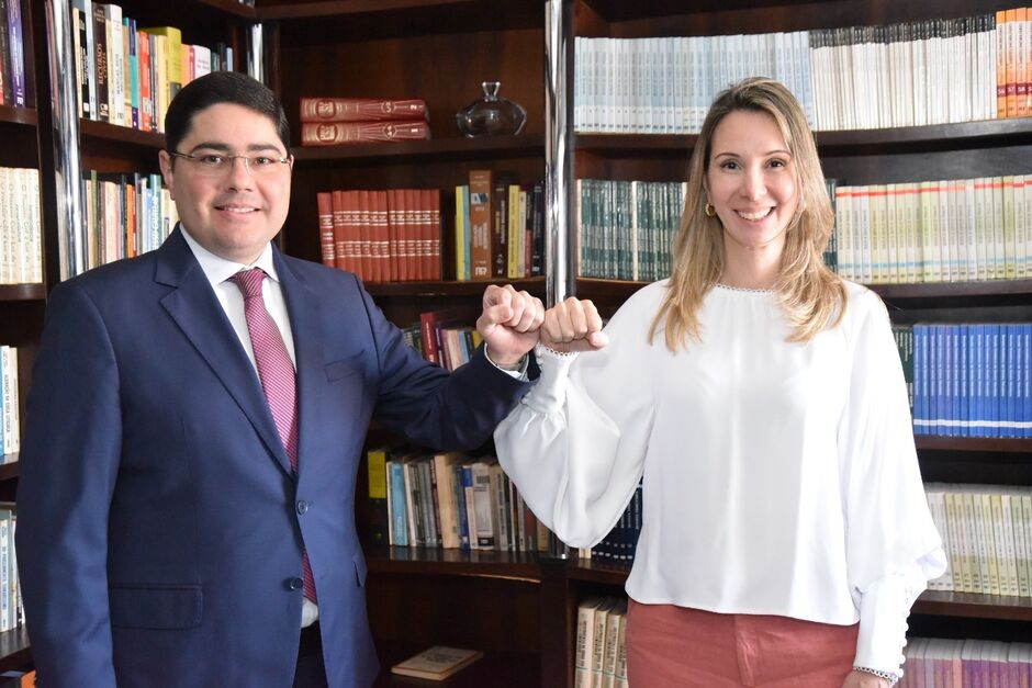 Advogados Rachel Magrini e André Luis Xavier Machado