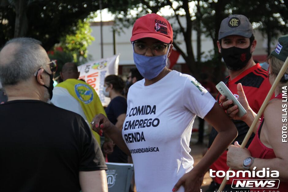 Manifestação contra Bolsonaro em Campo Grande