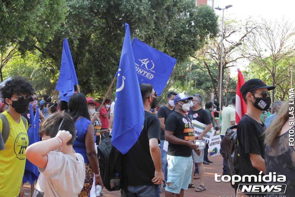 Manifestação em Campo Grande