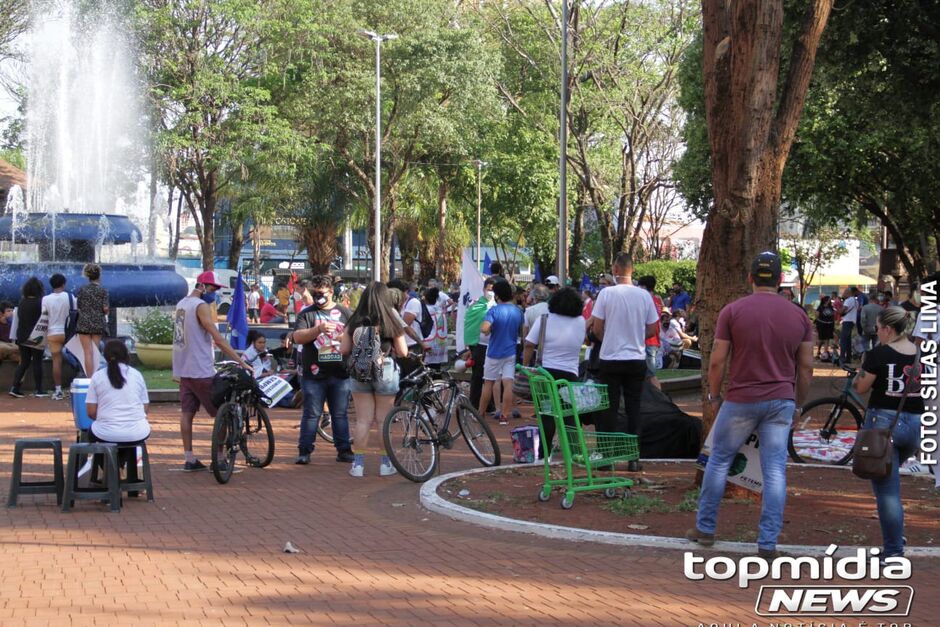 Manifestação em Campo Grande