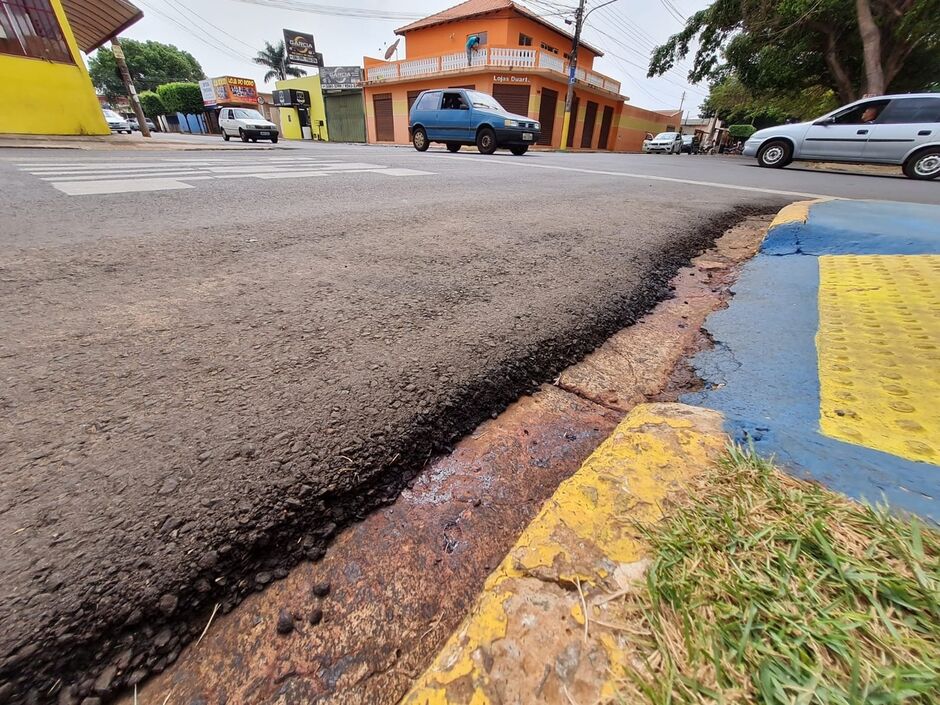 Ainda há sangue no local do crime