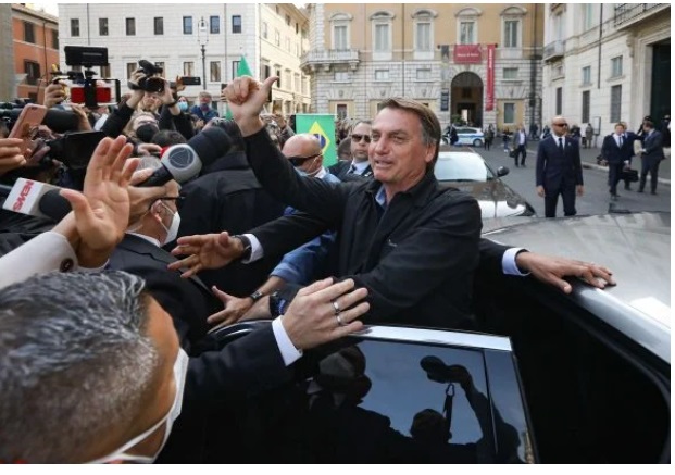 Bolsonaro visitou Roma