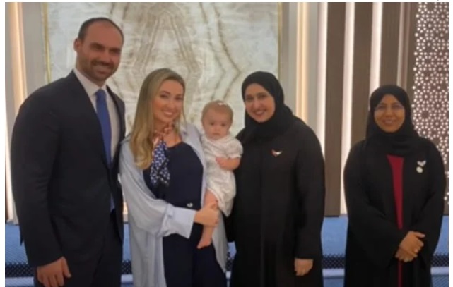 Eduardo Bolsonaro e família em Dubai