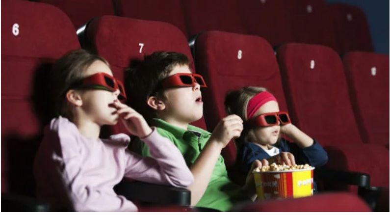 Crianças serão levada ao cinema