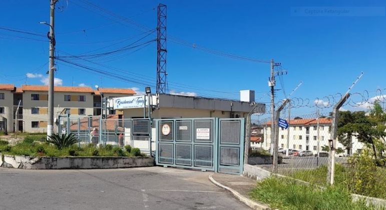 Local onde marido atacou mulher em Suzano