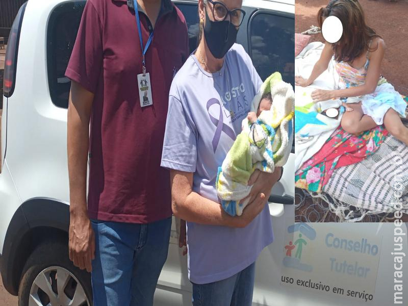 Bebê estava sob maus-tratos