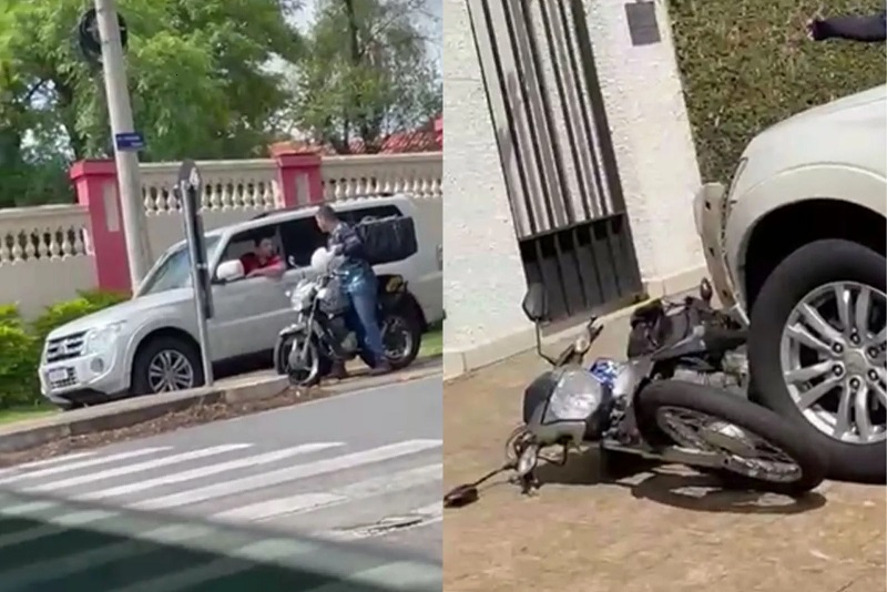 Briga terminou em atropelamento grave