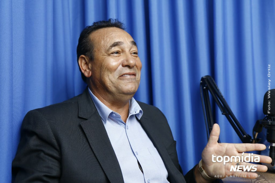 O vereador Carlão deu entrevista exclusiva para o TopMídiaNews