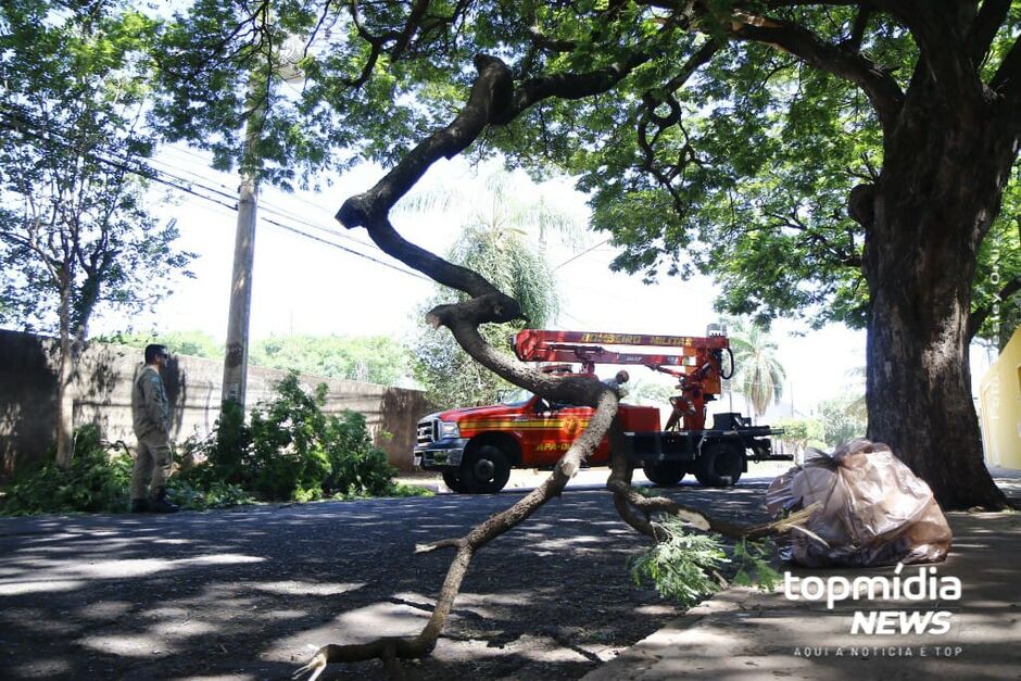 Trabalho do Corpo de Bombeiros deve deixar rua interditada