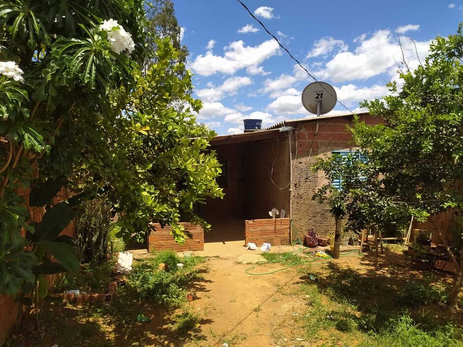 A casa amanheceu trancada