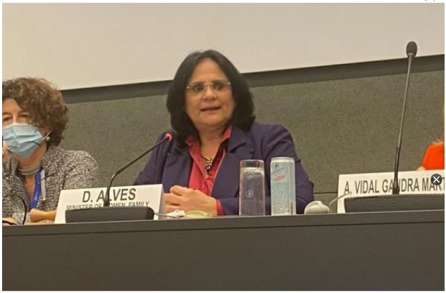 Ministra Damares Alves participou de evento na Suiça