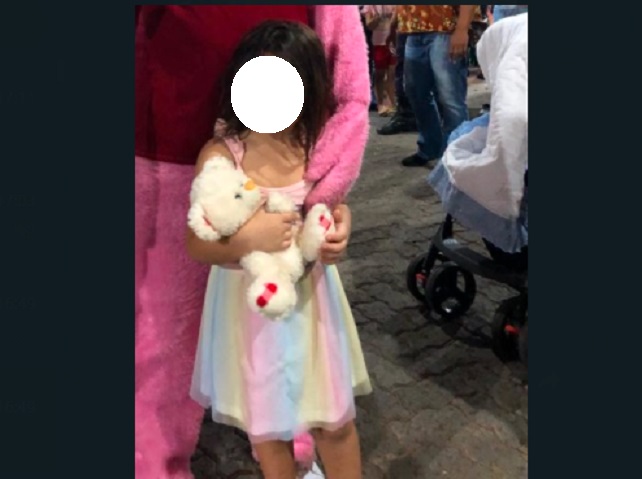 Menina está arrasada com sumiço do Dudu