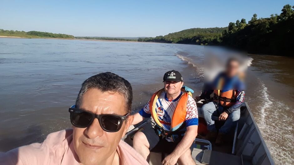 Chefe de gabinete Edvaldo Lopes e prefeito Edilson Magro
