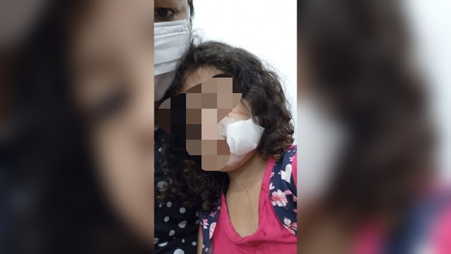 Menina ficou com ferimentos no rosto após mordida de cachorro