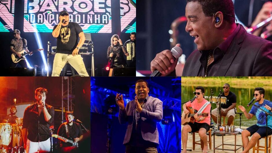 Grandes nomes da música brasileira se apresentação da exposição