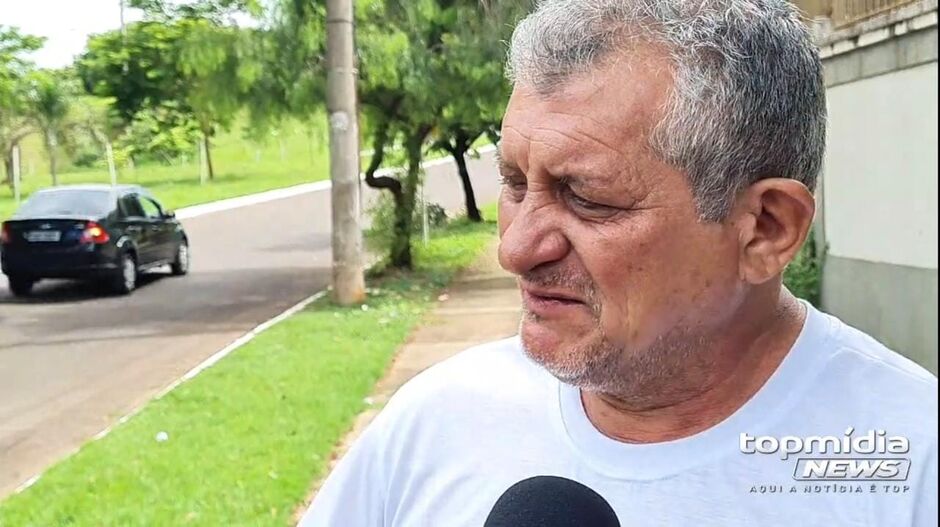 Edilson não conteve as lágrimas na entrevista