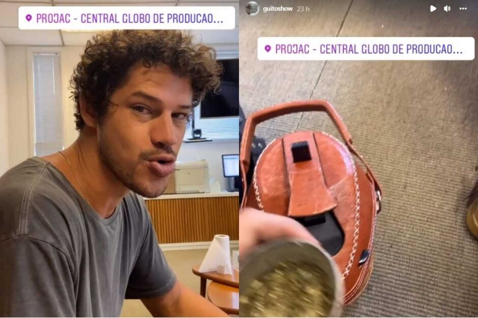 José Loreto levou tereré para o Projac