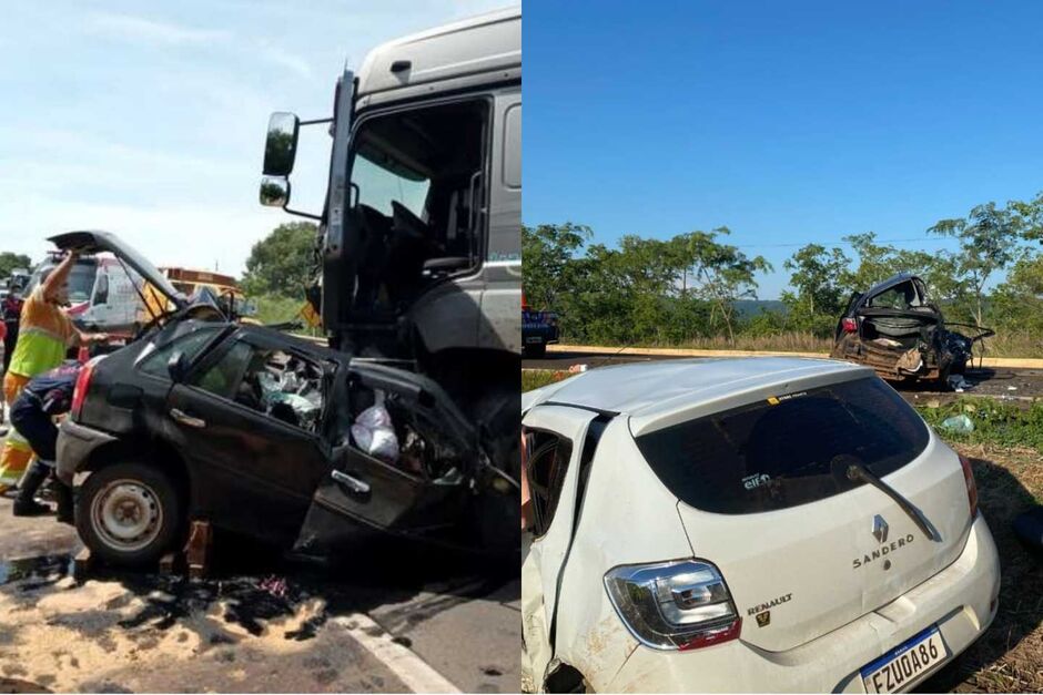 Duas famílias inteiras morreram em graves acidentes