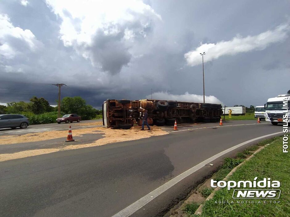 Acidente aconteceu na BR-163