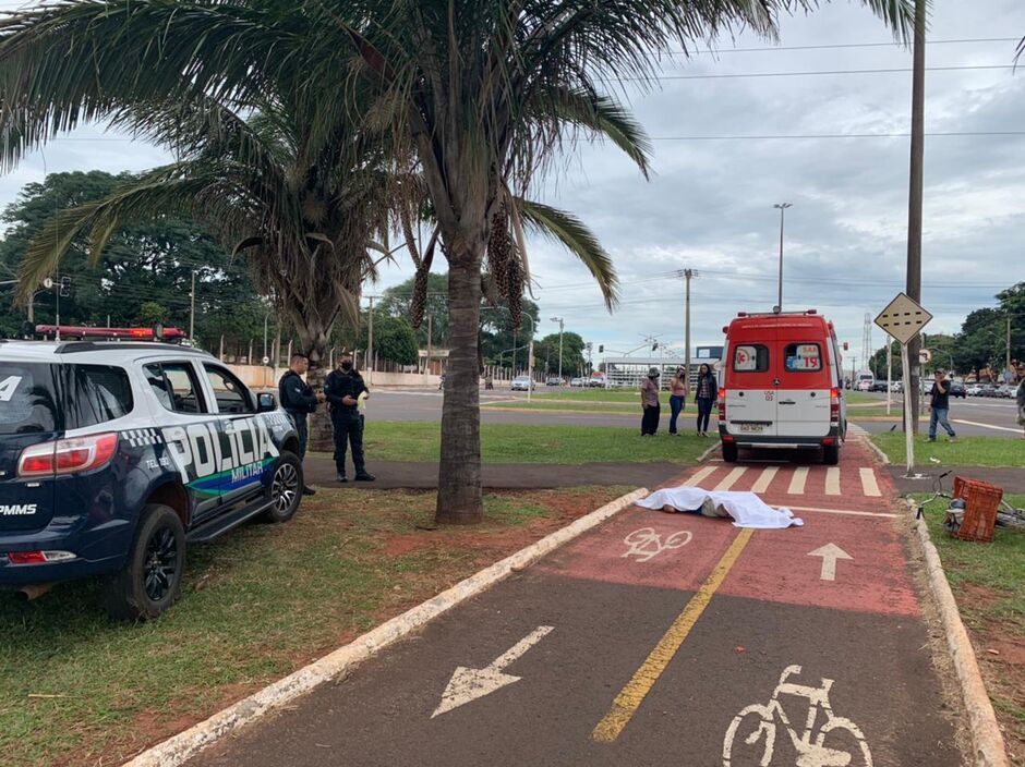 O local foi isolado pela Polícia Militar