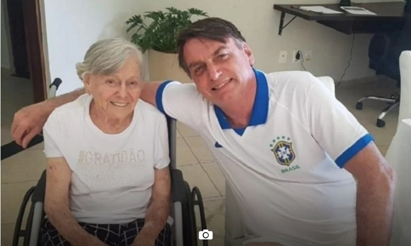 Olinda mãe do presidente Bolsonaro morreu aos 94 anos
