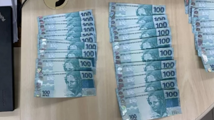 Toda quantia foi apreendida