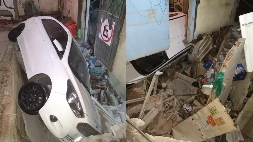 Queda em cratera feriu quatro pessoas