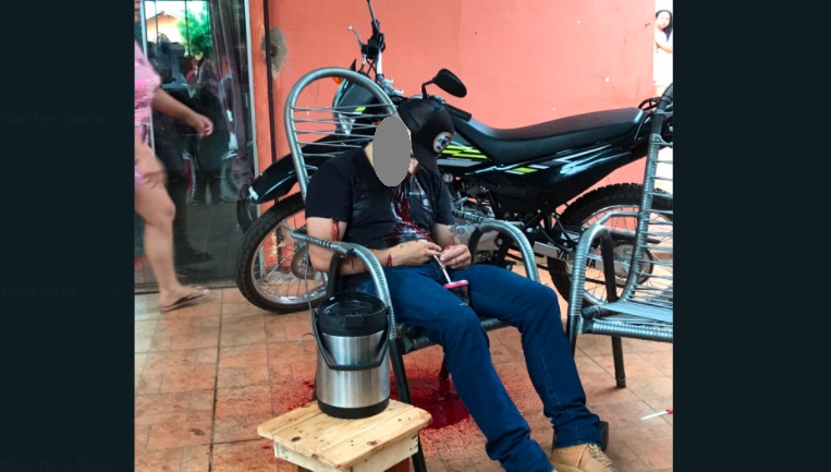 Vítima não teve tempo para reagir