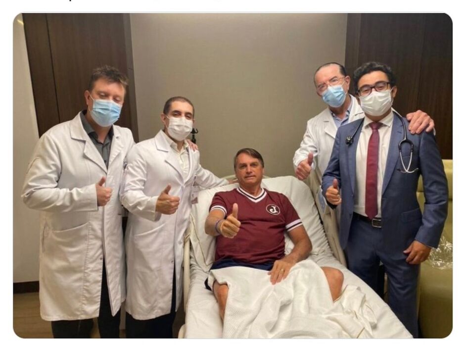 Bolsonaro publicou imagem