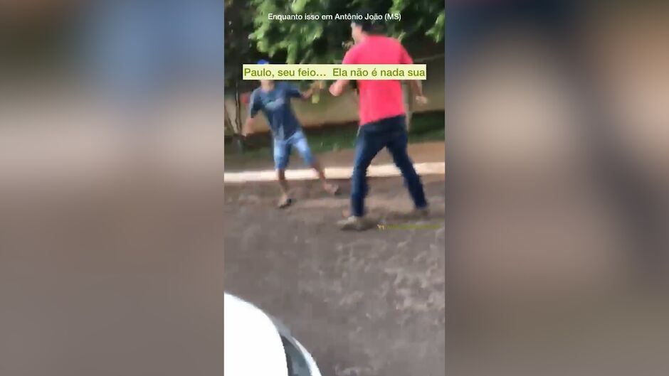 Paulo foi 'brigar' pela mulher que deu o chifre