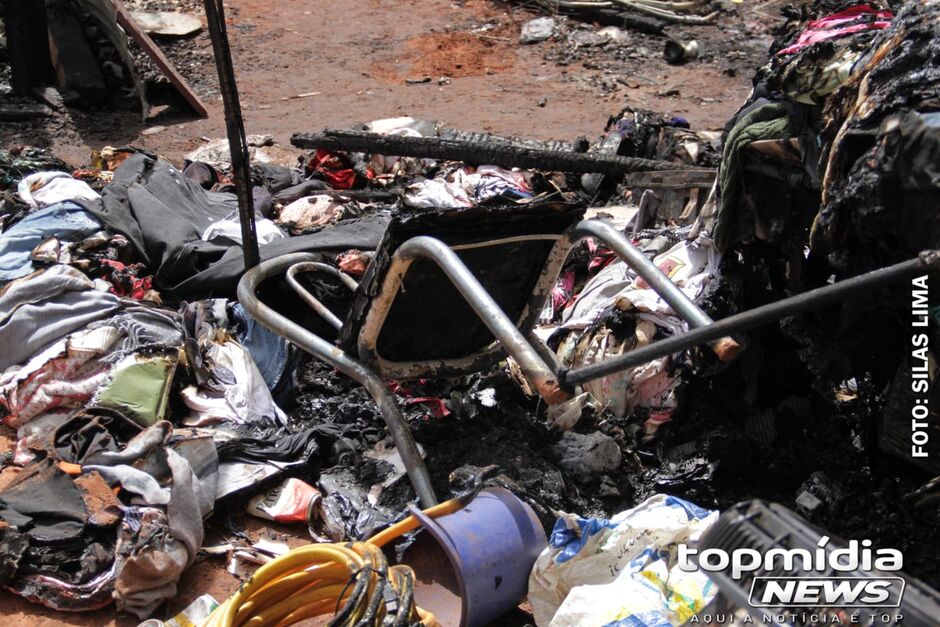 Famílias perderam tudo que tinham com o incêndio