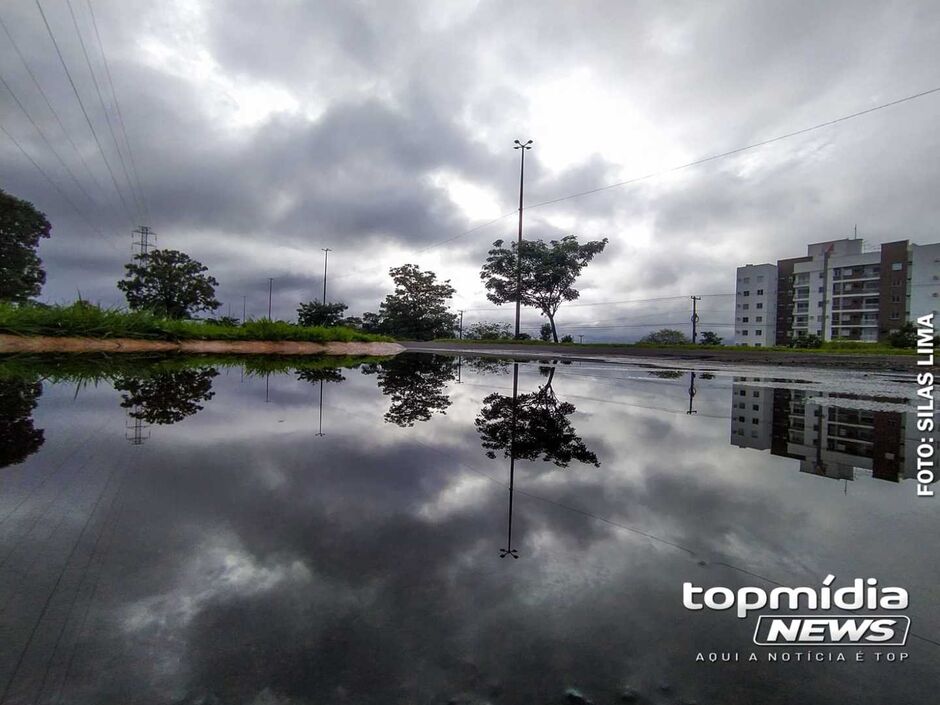 Tempo amanheceu nublado em Campo Grande